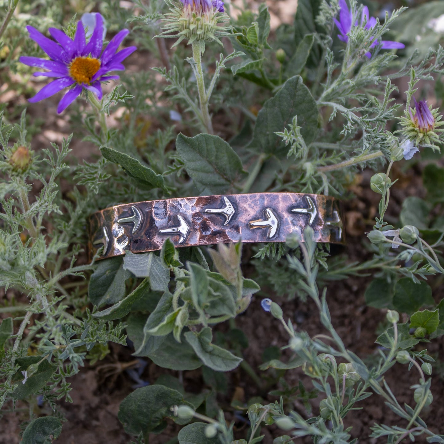 "Turkey Trot Cuff" Copper